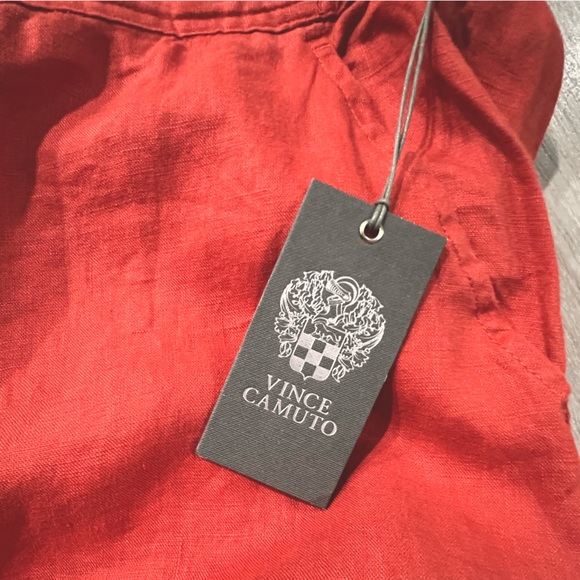 Linen pants in rustic orange (canyon sunset) - Picture 3 of 7